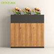 Olien Wooden Planter Cabinet