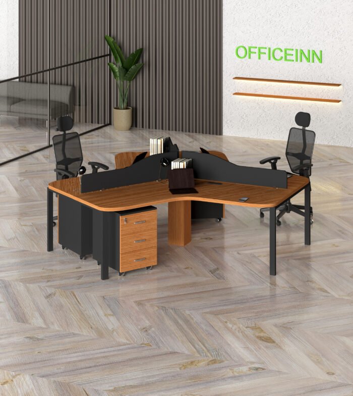 Office desk setup