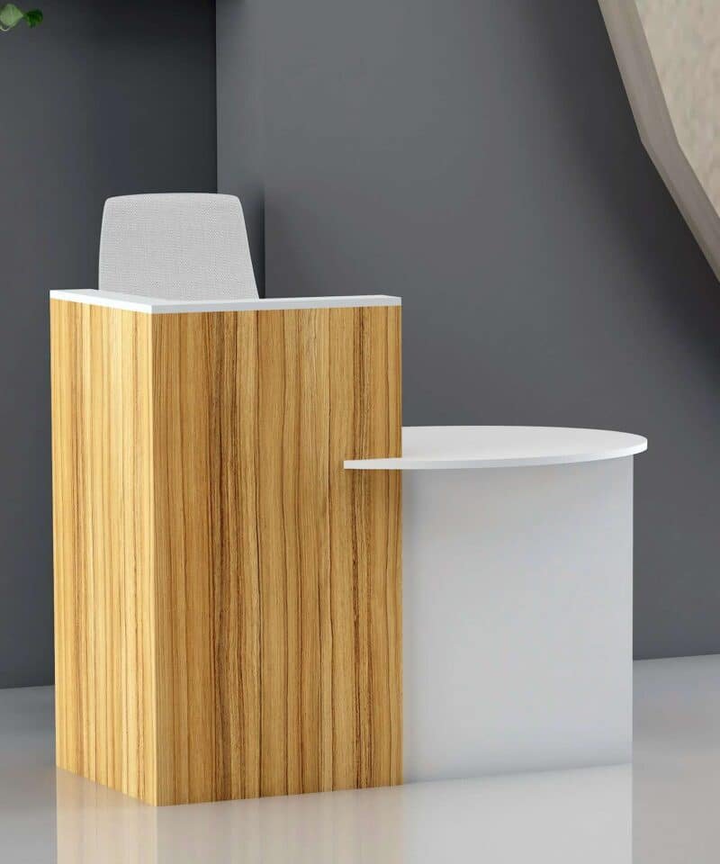 standing reception desk