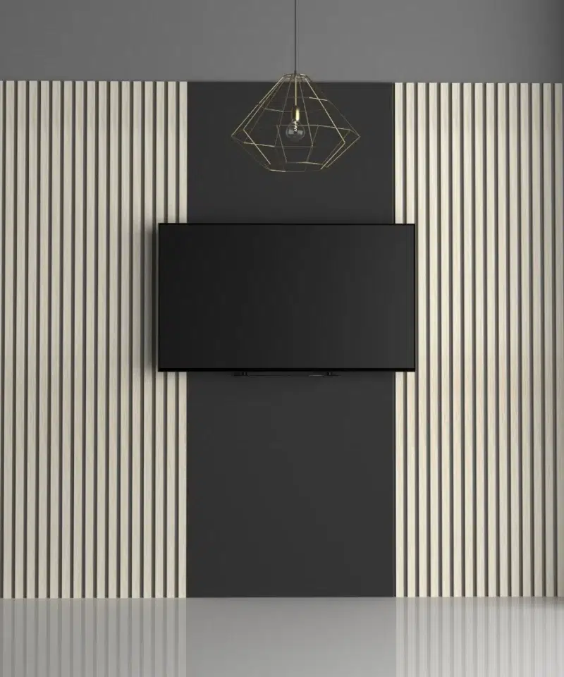 Ebony Dual Stripe Wall Panel