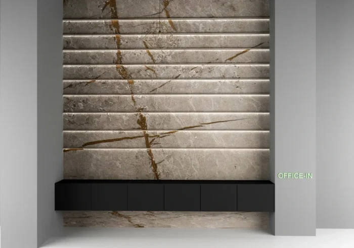 Minimalist Marble Cladding Shelf