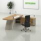 L-shaped executive desk