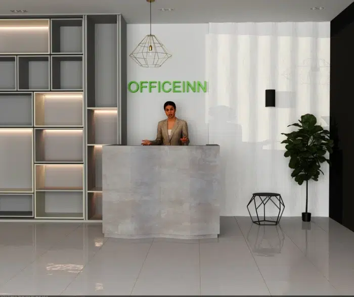 Reception area furniture
