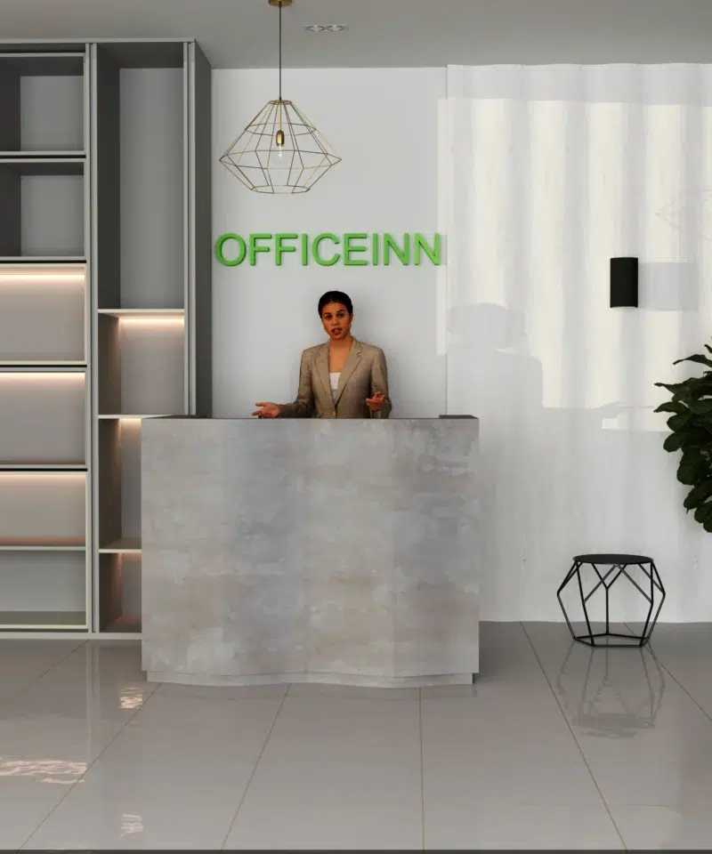 Reception area furniture