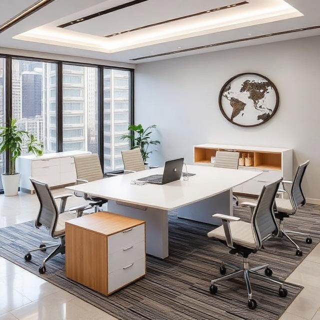 Office Furniture Brand Dubai – modern executive office setup