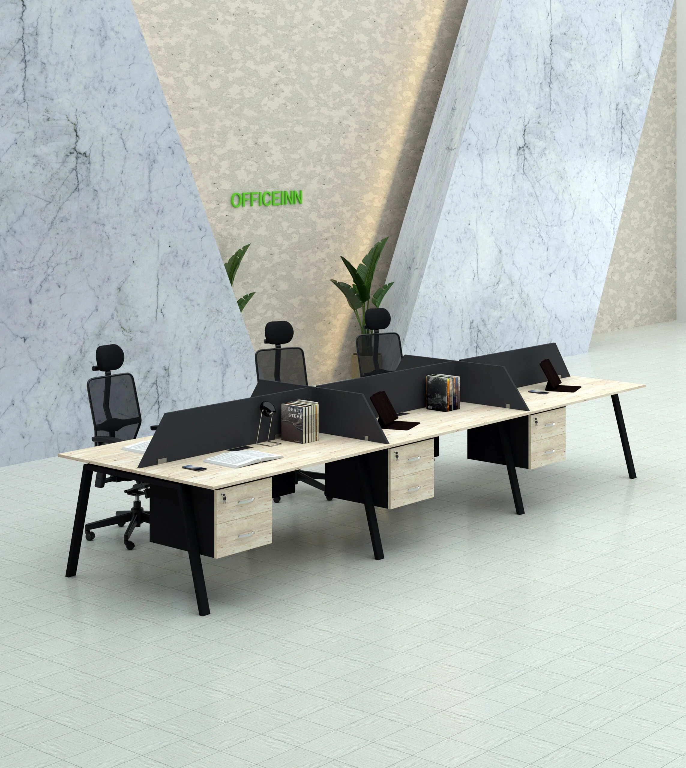 Team workstation setup